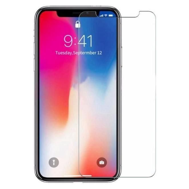 Hqselection  Coque Silicone Noir Mat Compatible Avec Iphone Xr + 2 Film De... - 4
