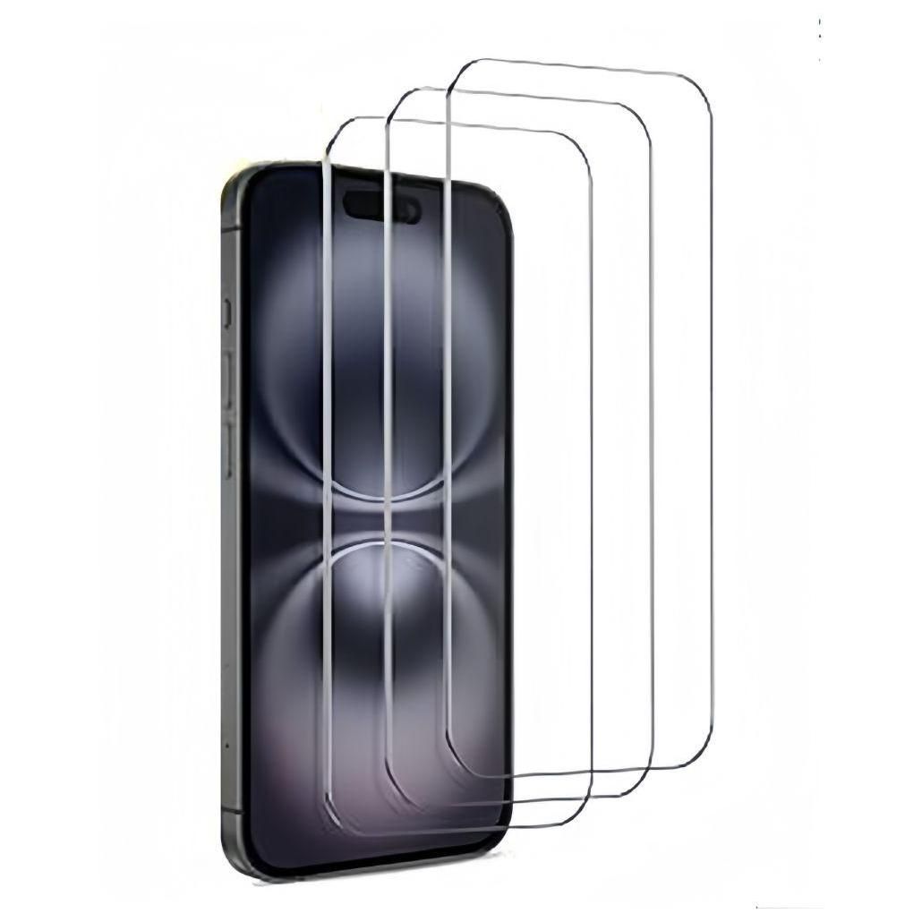 Hqselection Lot De 3 Verre Tremp Pour Iphone 16 (6,1 Pouces).Film De Prot...