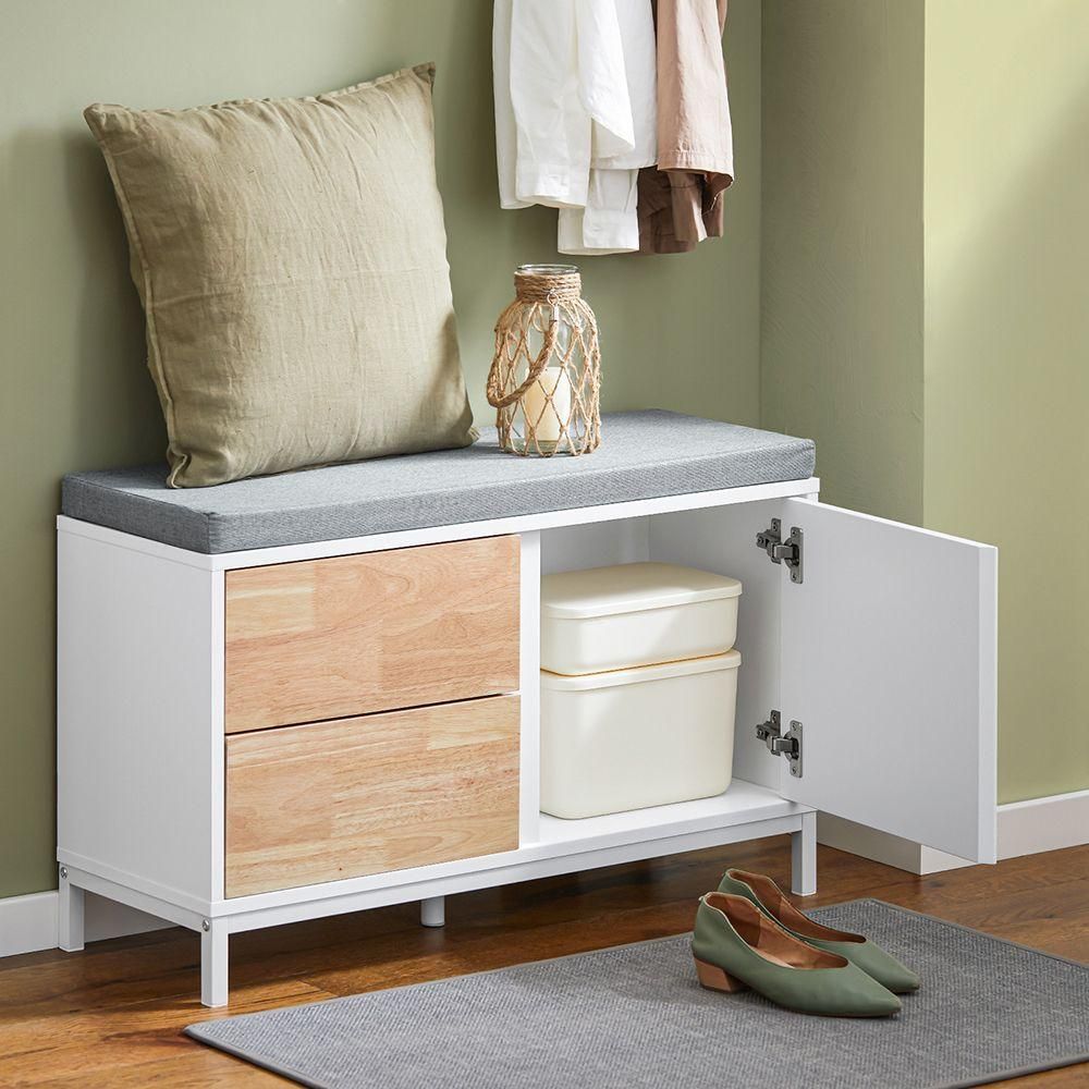 Sobuy Banc  Chaussures, Banc De Rangement Avec Coussin Rembourr, Meuble B... - 8
