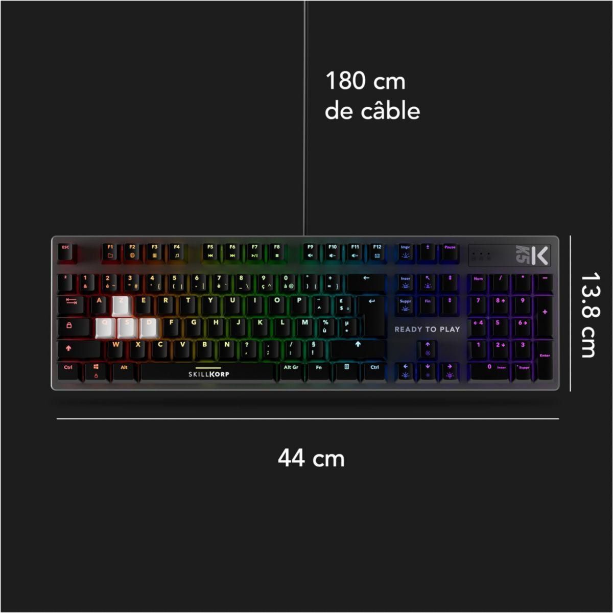 Clavier gamer SKILLKORP K5 NOIR - 7