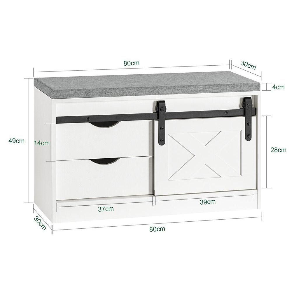 Sobuy Banc  Chaussures, Meuble D'entre, Banc De Rangement, Meuble  Chaus... - 3