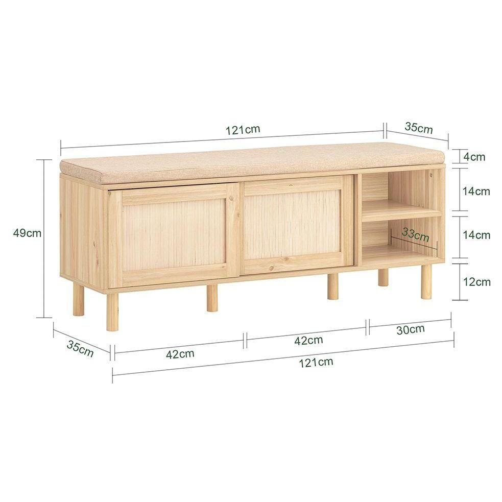 Sobuy Banc  Chaussures Meuble De Rangement  Chaussures Meuble D'entre Ba... - 3