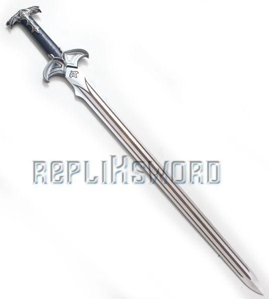 Game of Thrones Epee Jon Snow Ep�e Le Trone de fer + Plaque Murale - 3