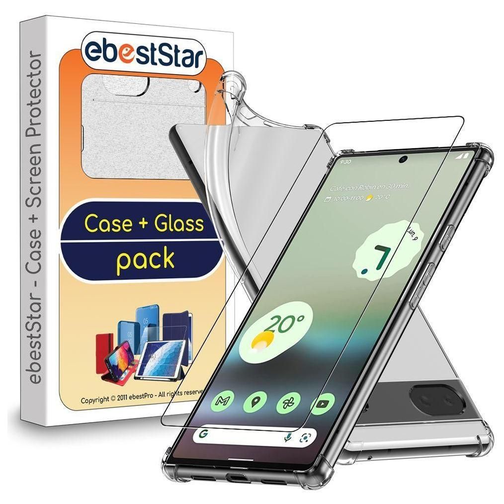 Ebeststar - Coque + Film D'cran En Verre Tremp Google Pixel 6a Etui Silic...