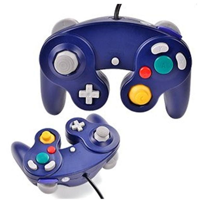 2 X Manette Pad Joystick Filaire Pour Console Nintendo Gamecube & Wii - Ble... - 3
