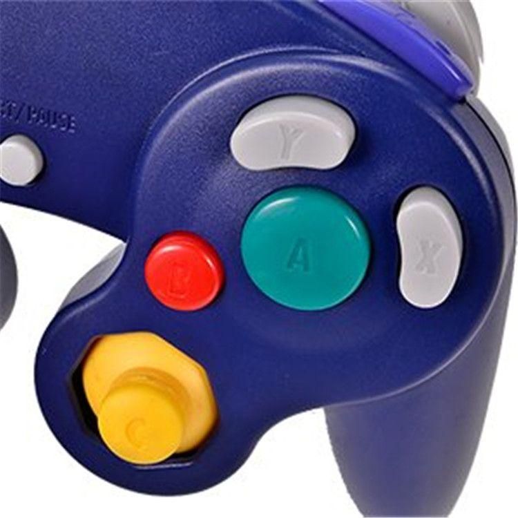 2 X Manette Pad Joystick Filaire Pour Console Nintendo Gamecube & Wii - Ble... - 5