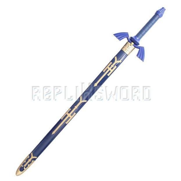 Pack 2 Epees Link Zelda Black et Blue + Fourreaux + Support - 7
