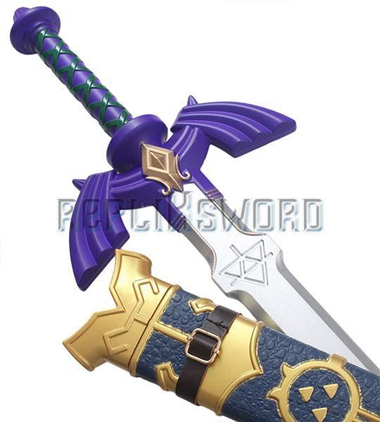 Zelda Epee Mousse Epee Link + Fourreau Master Sword Excalibur Lame Argent - 2