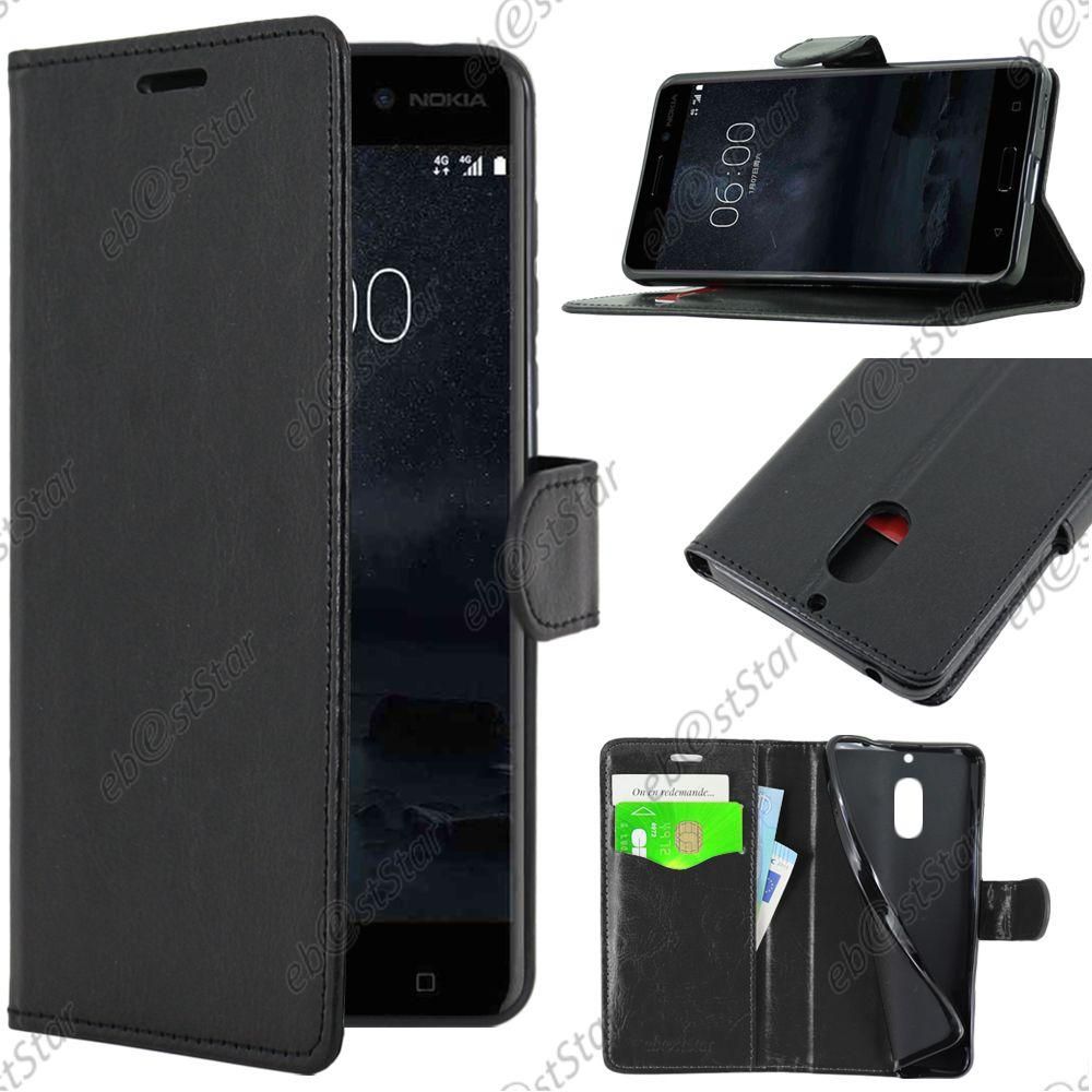Ebeststar  Pour Nokia Nokia 6 - Housse Coque Etui Portefeuille Support Fol...