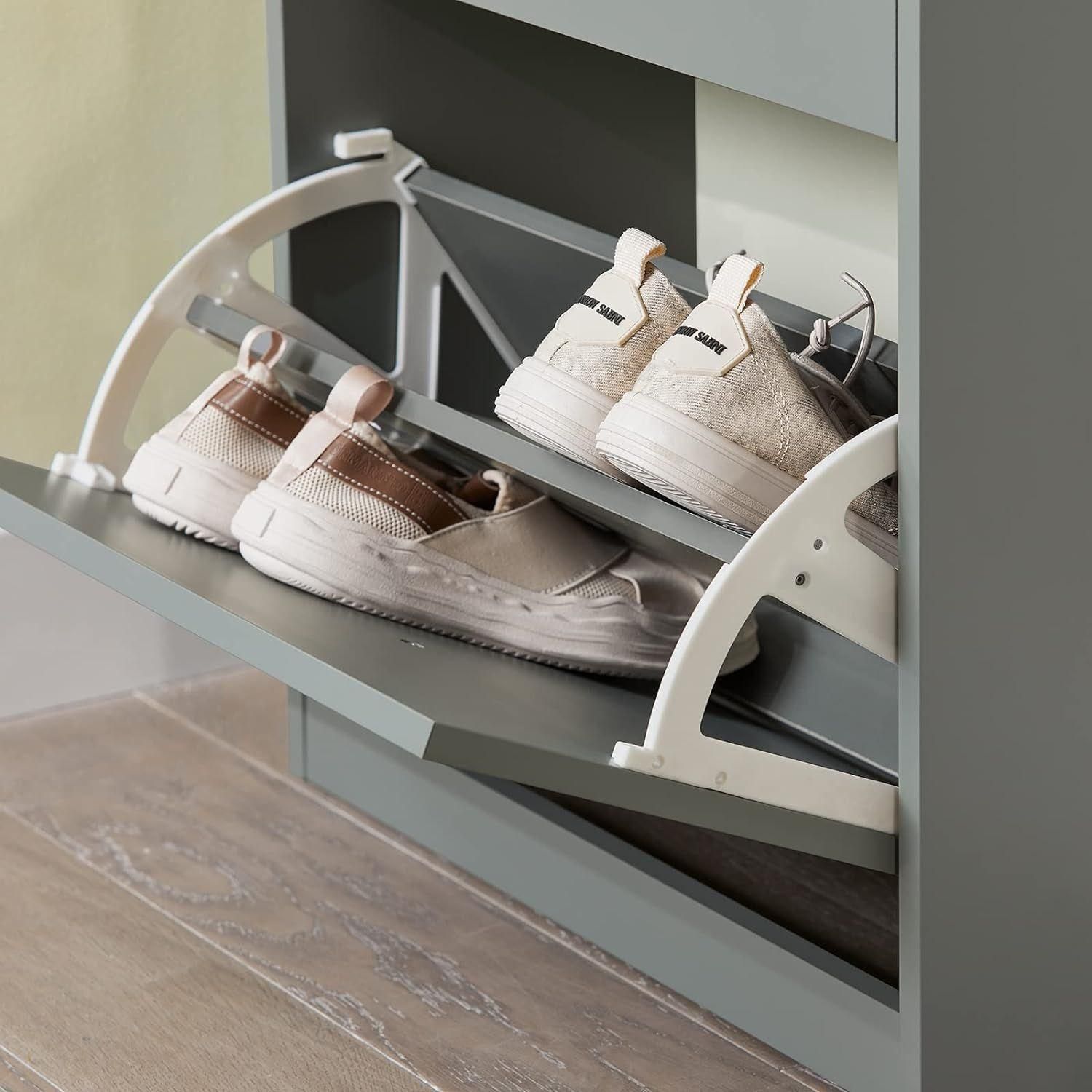 Sobuy Armoire  Chaussures, Meuble De Rangement, Commode  3 Abattants Pour... - 7