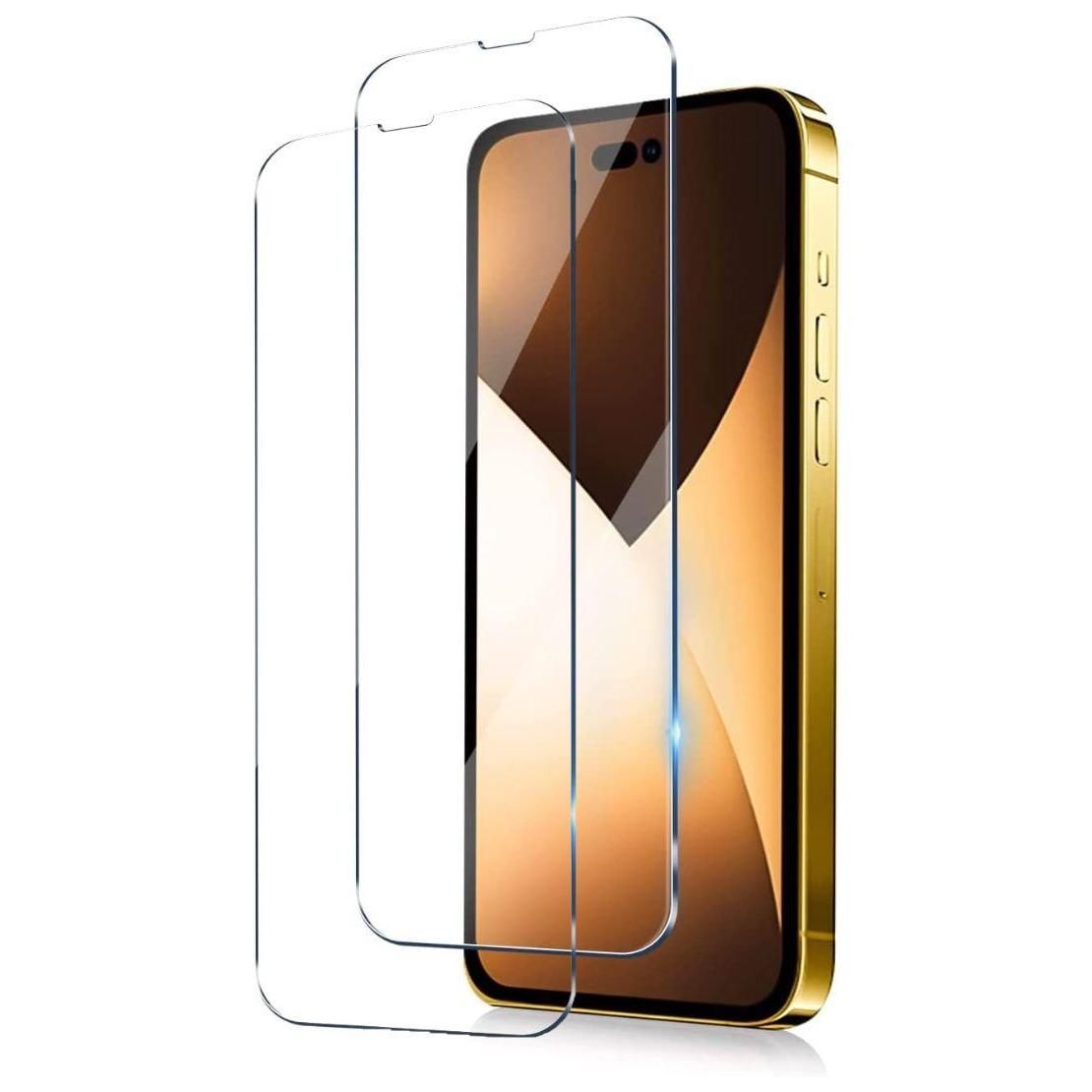 Verre Trempe Pour Iphone 14 Pro Max [Pack 2] Film Vitre Protection Ecran Ph...