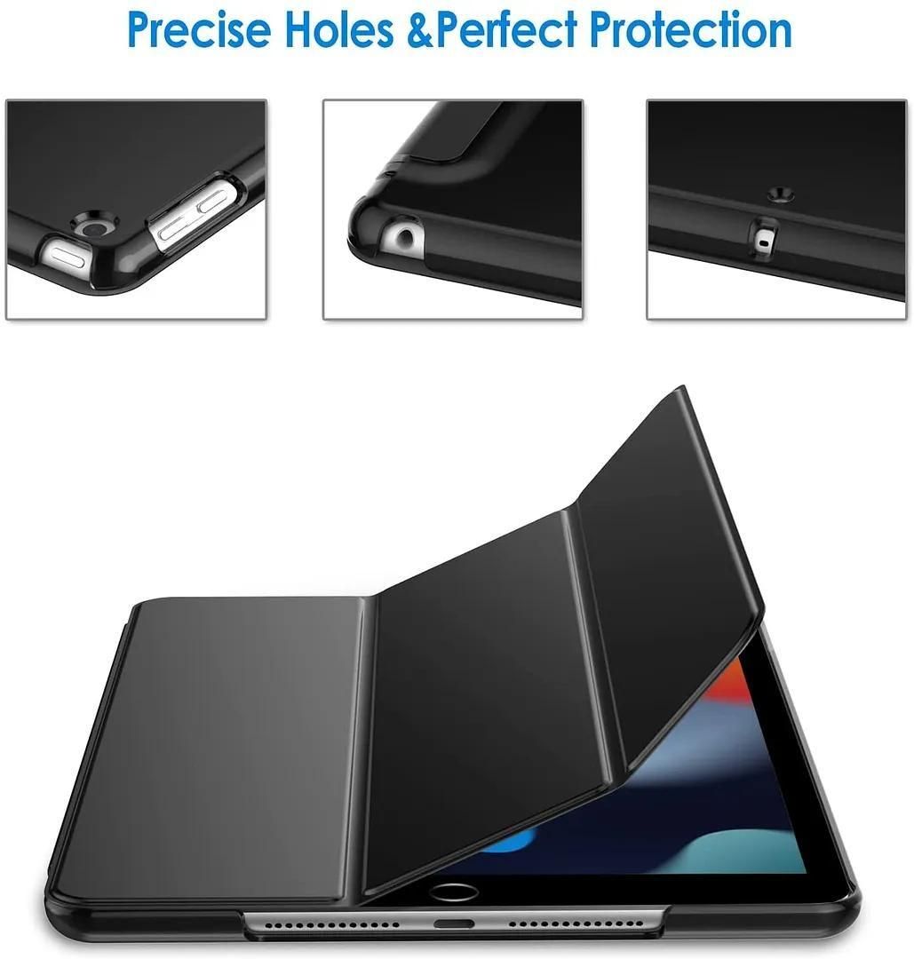 Coque Tablette Ipad (10.2') Housse Noir lgante Protection 2 Angles De Vue... - 6
