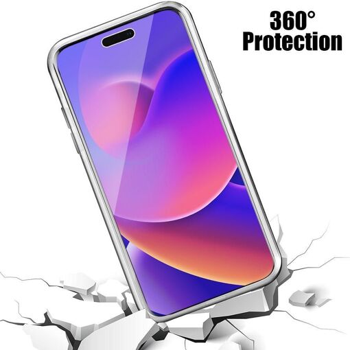 Coque Pour Iphone 14 Plus Protection Integrale Pc Silicone Transparent - 2