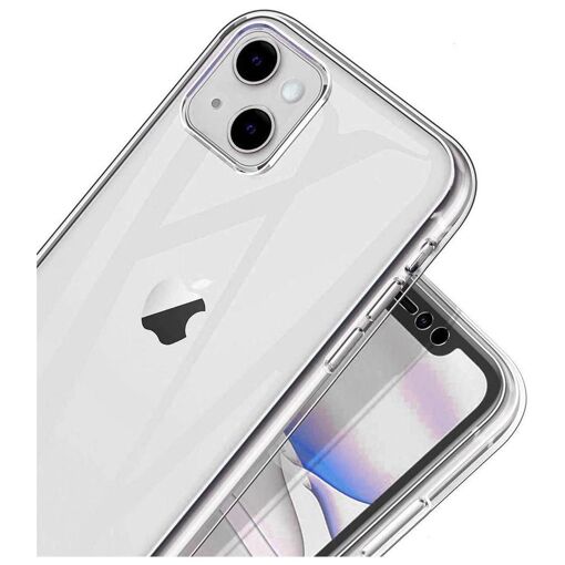 Coque Pour Iphone 14 Plus Protection Integrale Pc Silicone Transparent - 4
