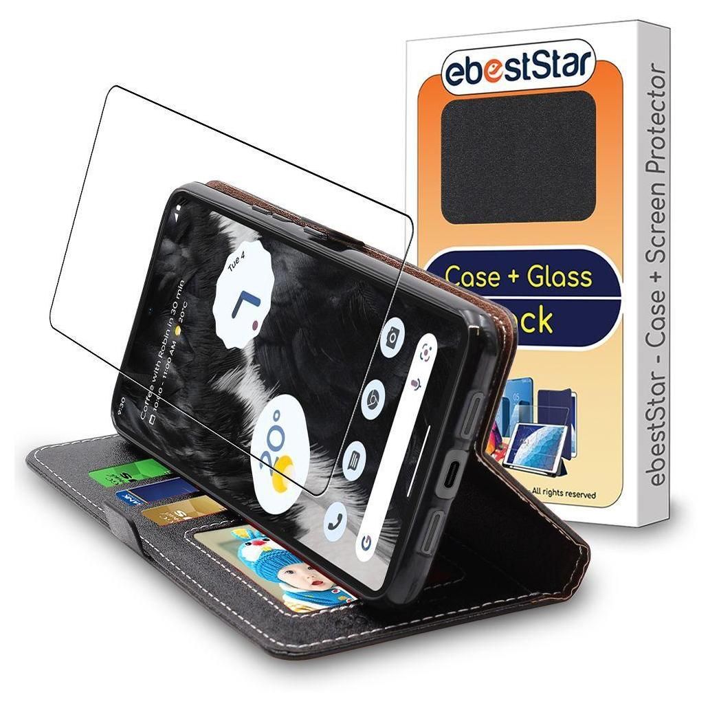 Ebeststar - Coque + Film D'cran En Verre Tremp Google Pixel 7 Etui Portef...