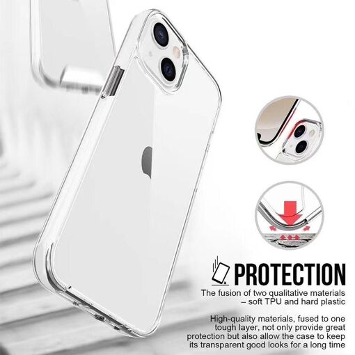 Coque Iphone 14 Protection Silicone Slim Transparent Classique - 3