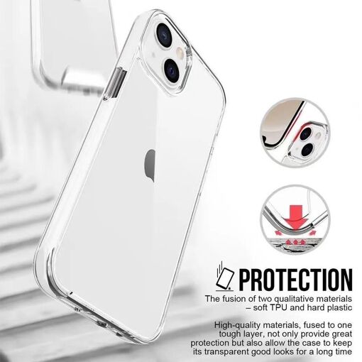Coque Iphone 14 Protection Silicone Slim Transparent Classique - 7