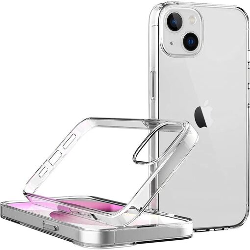 Coque Iphone 14 Protection Silicone Slim Transparent Classique - 8