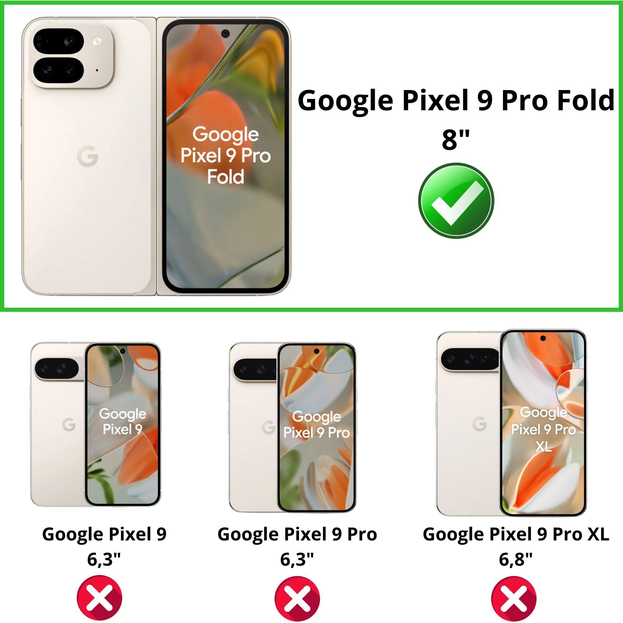 Coque Pour Google Pixel 9 Pro Fold - Antichoc Protection Rigide Transparent... - 2