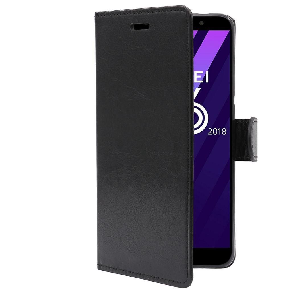 Ebeststar - Etui Huawei Y6 2018 Coque Portefeuille Pu Cuir, Noir [Dimension... - 2