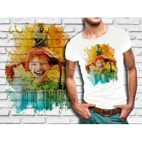 T-Shirt Blanc Homme Fifi Brindacier 628