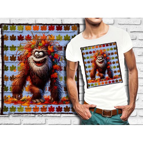 T-Shirt Blanc Homme Humour Singe Drole Destroy Crazy Monkey 791
