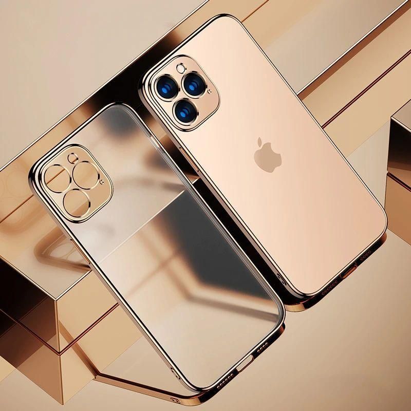 Coque Silicone Pour Iphone 13 Dore - 2