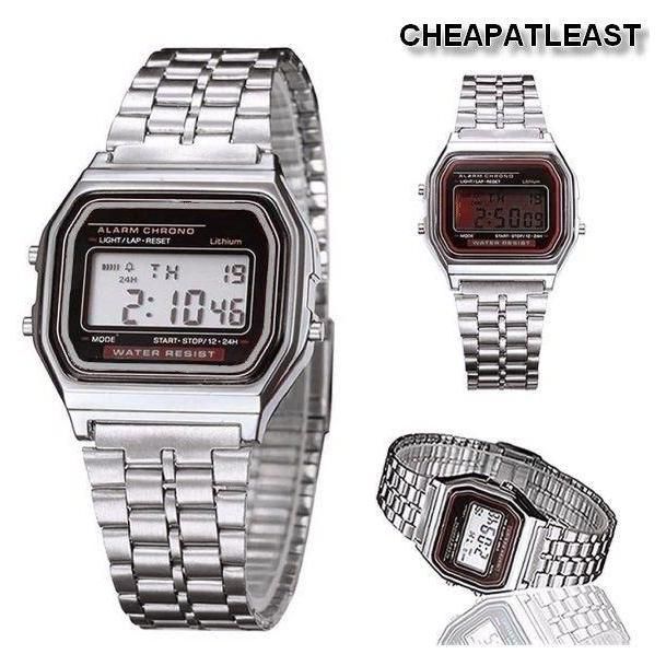 Montre Digitale Tendance Rtro Vintage Reprenant Le Style Casio Des Annes ... - 3