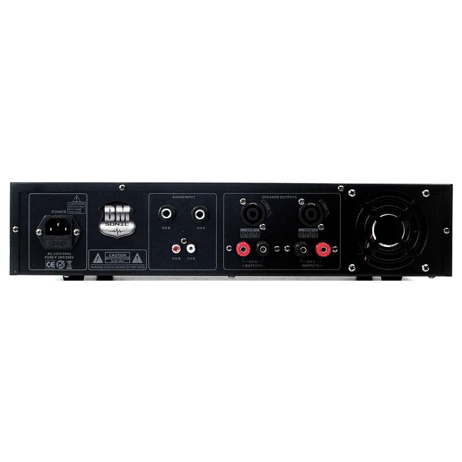 Amplificateur sonorisation DJ - BM Sonic BMS-2000 - 2 x 1000W - Technologie... - 3