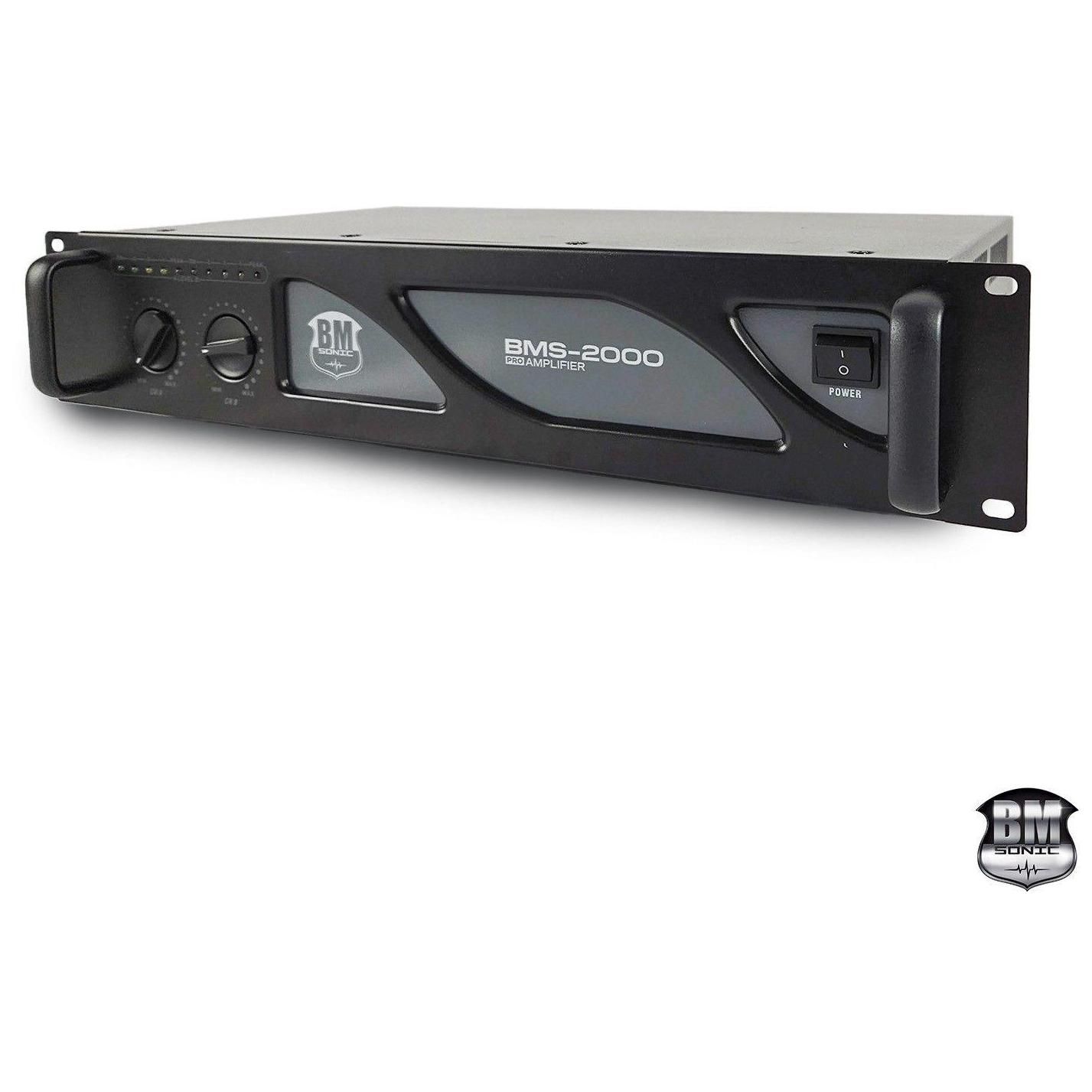 Amplificateur sonorisation DJ - BM Sonic BMS-2000 - 2 x 1000W - Technologie... - 5