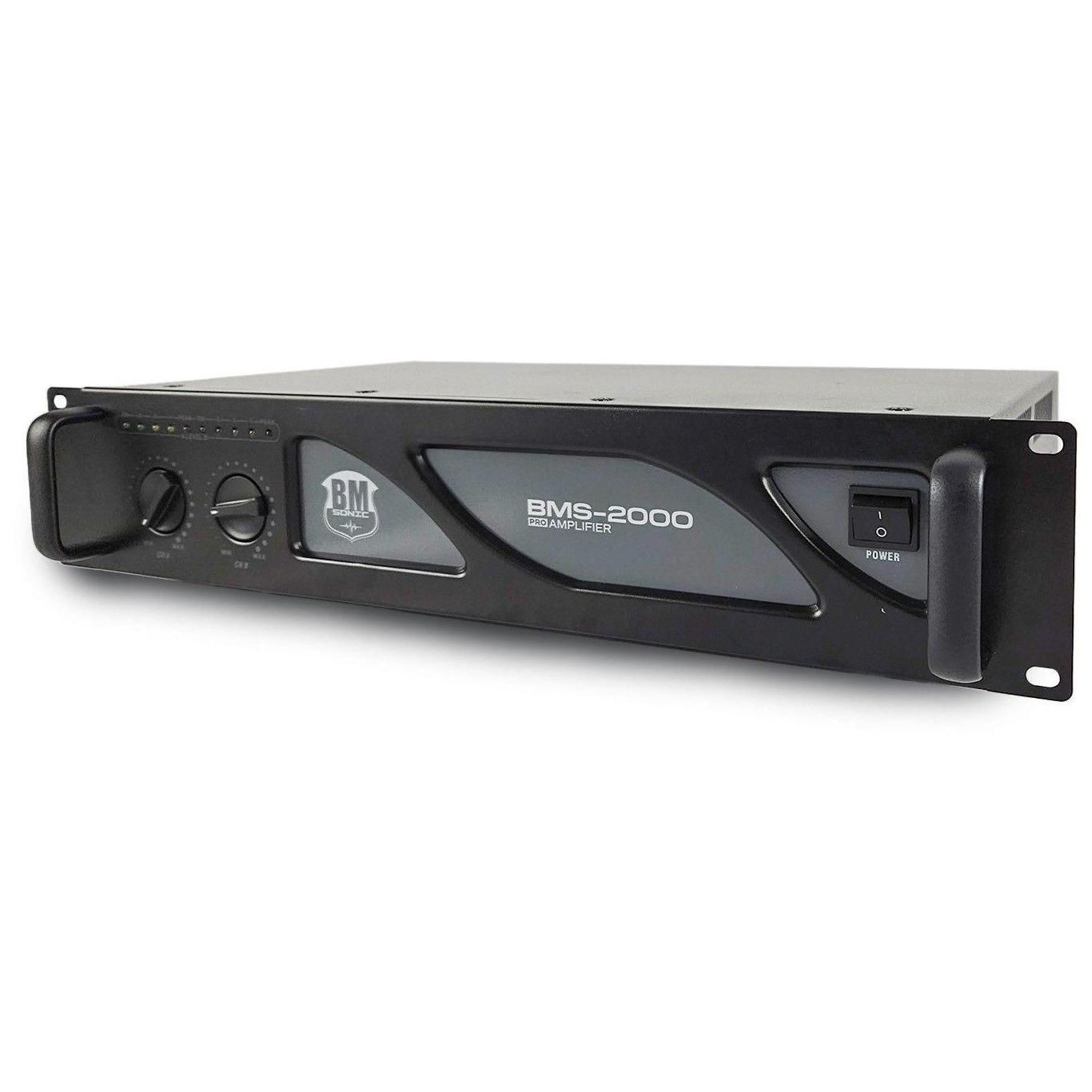 Amplificateur sonorisation DJ - BM Sonic BMS-2000 - 2 x 1000W - Technologie... - 8