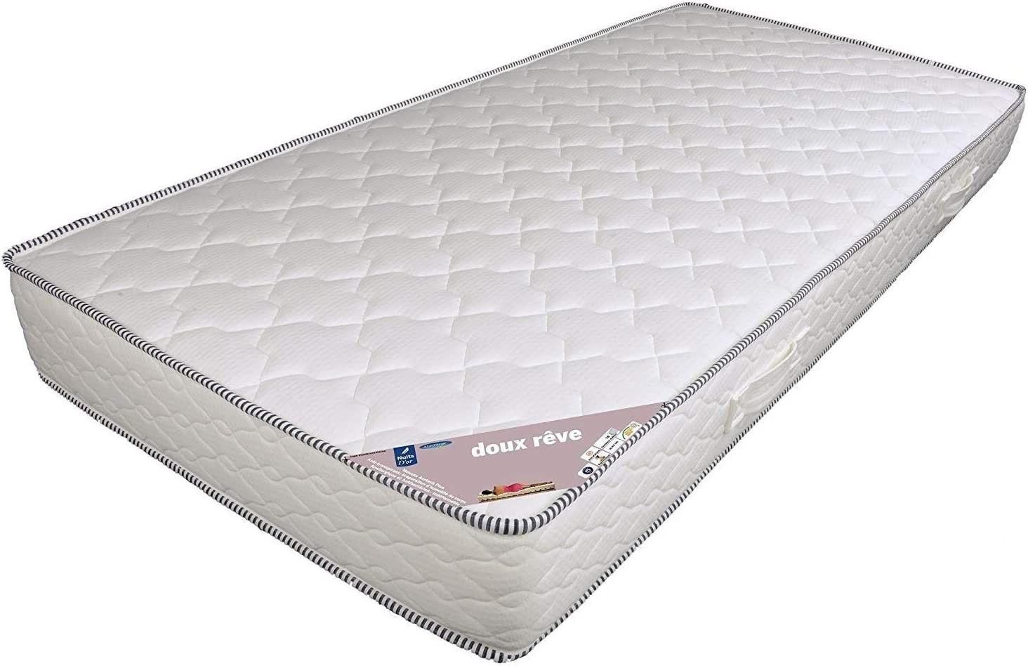 Matelas 90x190 X 18 Cm + Alse + Oreiller Visco - Ferme - Aertech+ 30 Kg/M3...