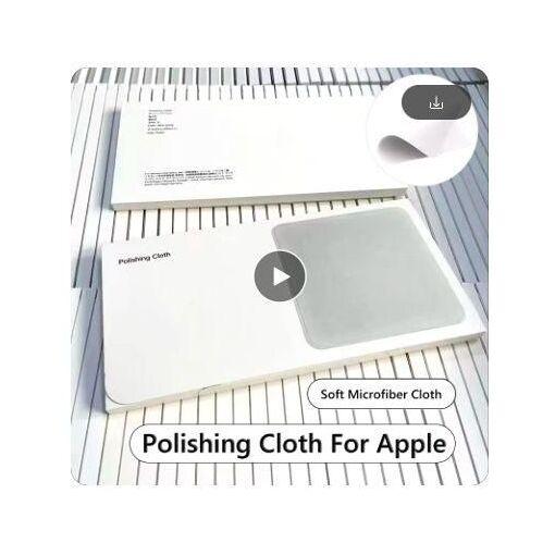 Chiffonnette Microfibre blanche pour �crans Apple