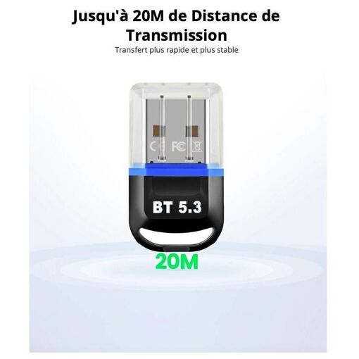 Adaptateur Dongle USB Bluetooth 5.3