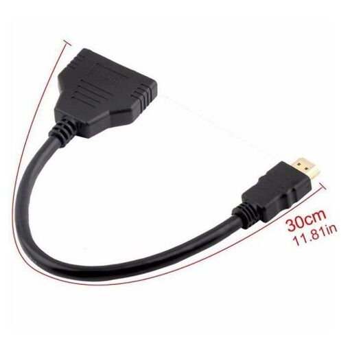 HDMI doubleur de prises c�ble 30 cm - 4