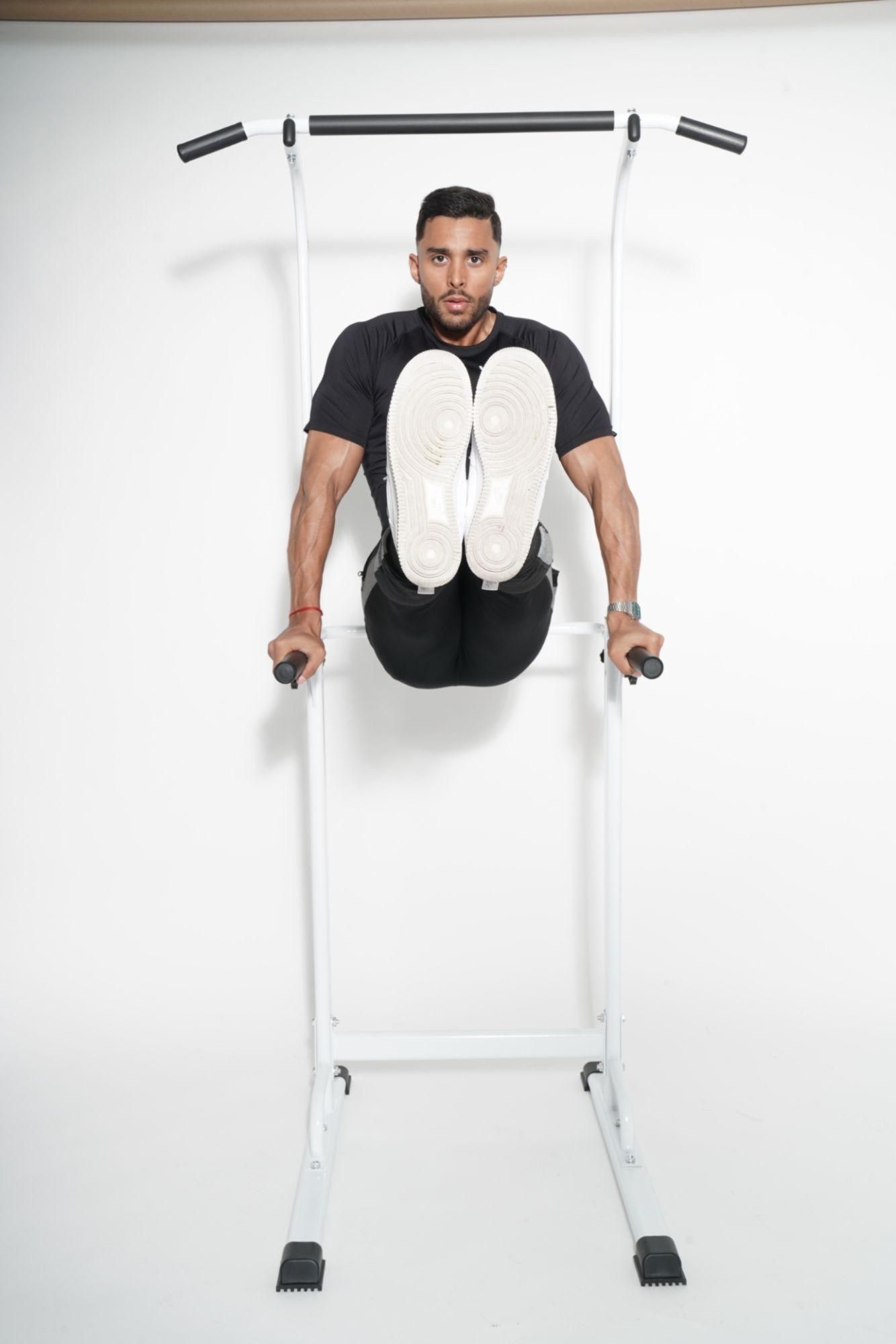 Pull Up Fitness - Barre De Traction Ajustable Musculation Multifonction Bla... - 5