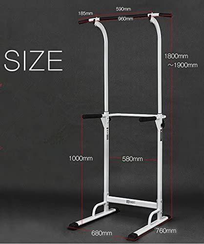 Pull Up Fitness - Barre De Traction Ajustable Musculation Multifonction Bla... - 7