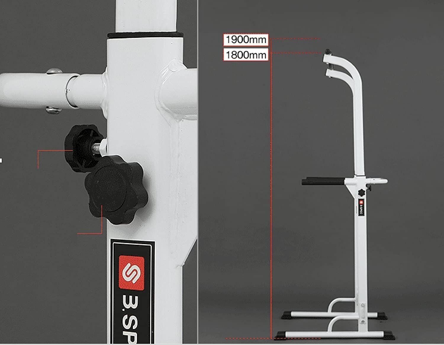 Pull Up Fitness - Barre De Traction Ajustable Musculation Multifonction Bla... - 8