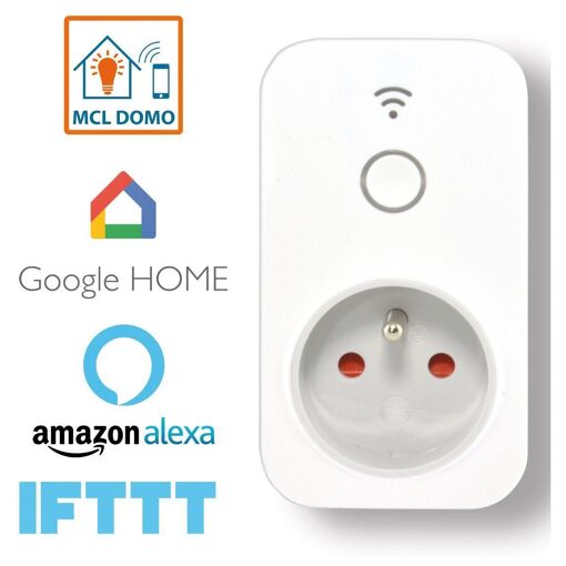 MCL - Prise connect�e Wifi compatible Google Home et Alexa