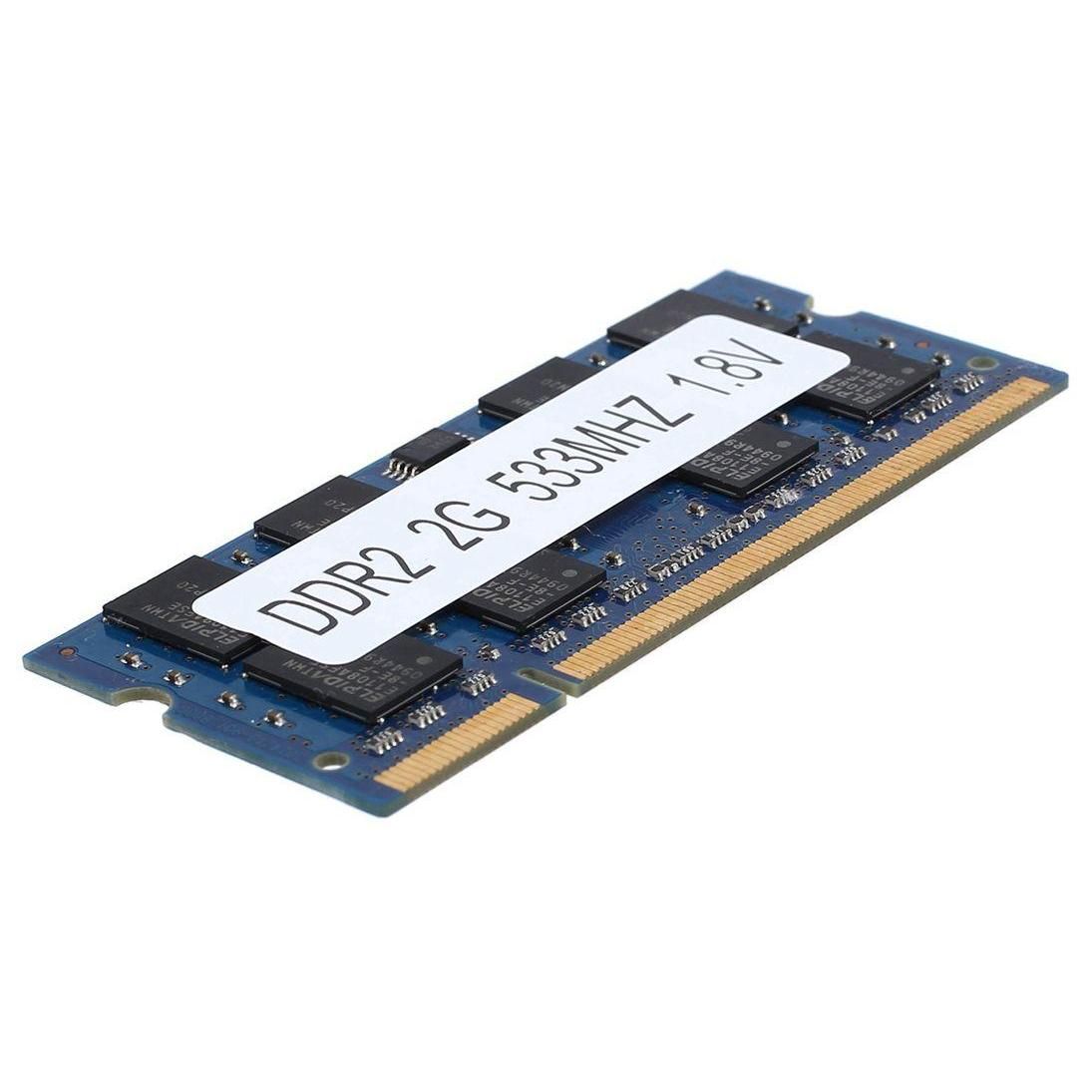 2X Mmoire pour Ordinateur Portable DDR2 2 Go Ram 533 Mhz PC2 4200 SODIMM ... - 2