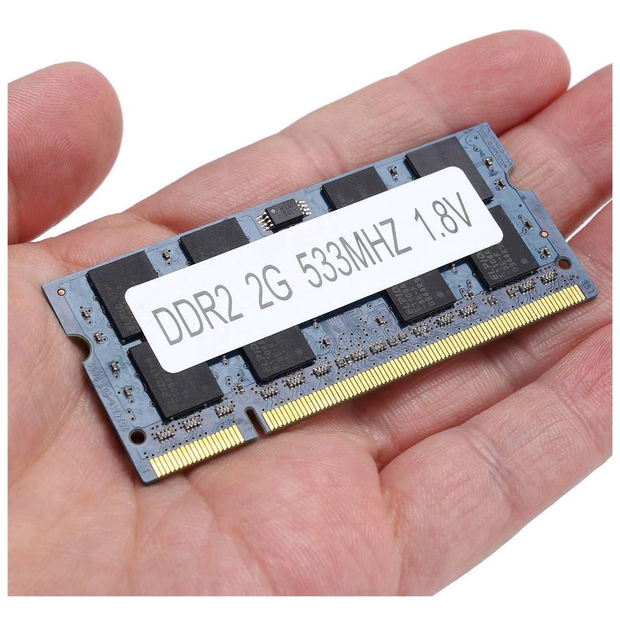 2X Mmoire pour Ordinateur Portable DDR2 2 Go Ram 533 Mhz PC2 4200 SODIMM ... - 8