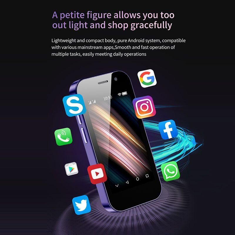 XS15 PRO petit smartphone 3,0 pouces Android 9.0 Quad-core RAM 2Go ROM 16Go... - 4