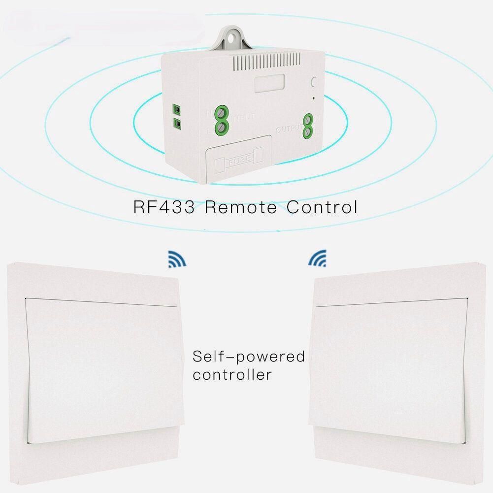 Interrupteur sans fil sans batterie tlcommande interrupteur d'clairage m... - 3