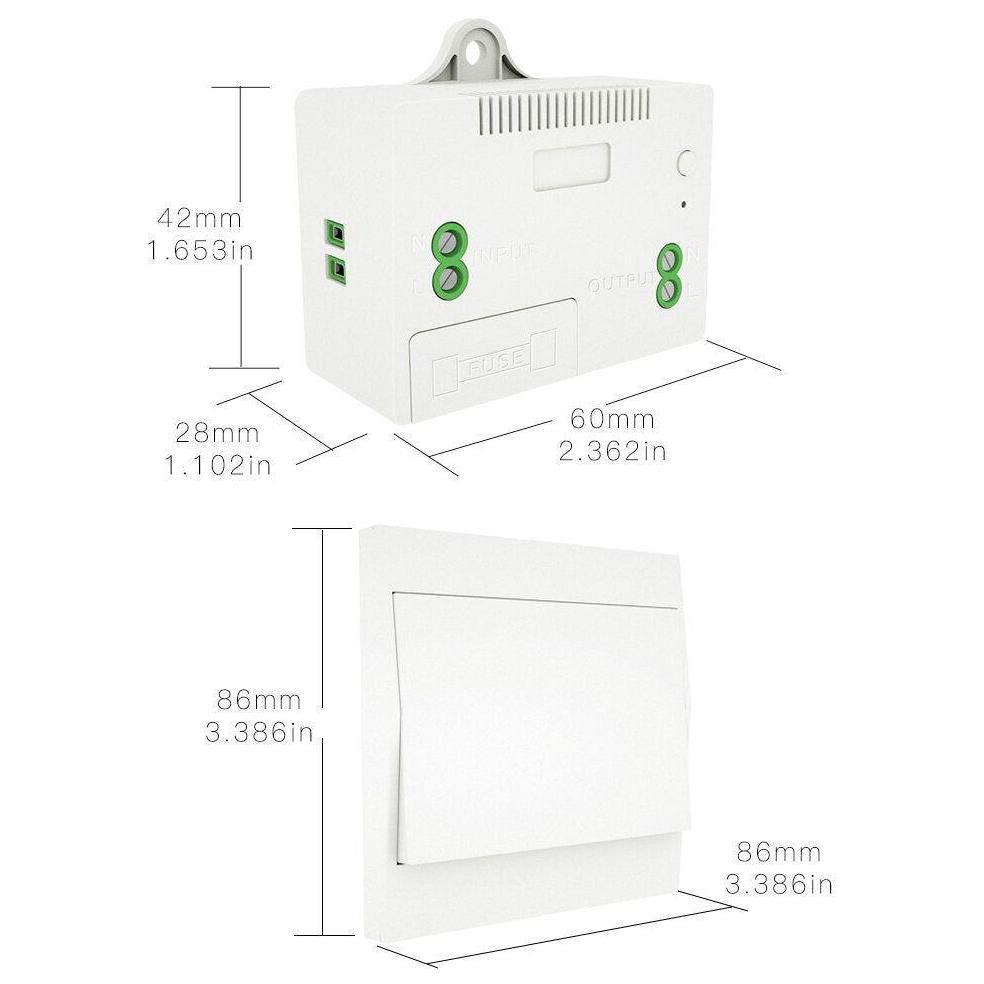 Interrupteur sans fil sans batterie tlcommande interrupteur d'clairage m... - 7