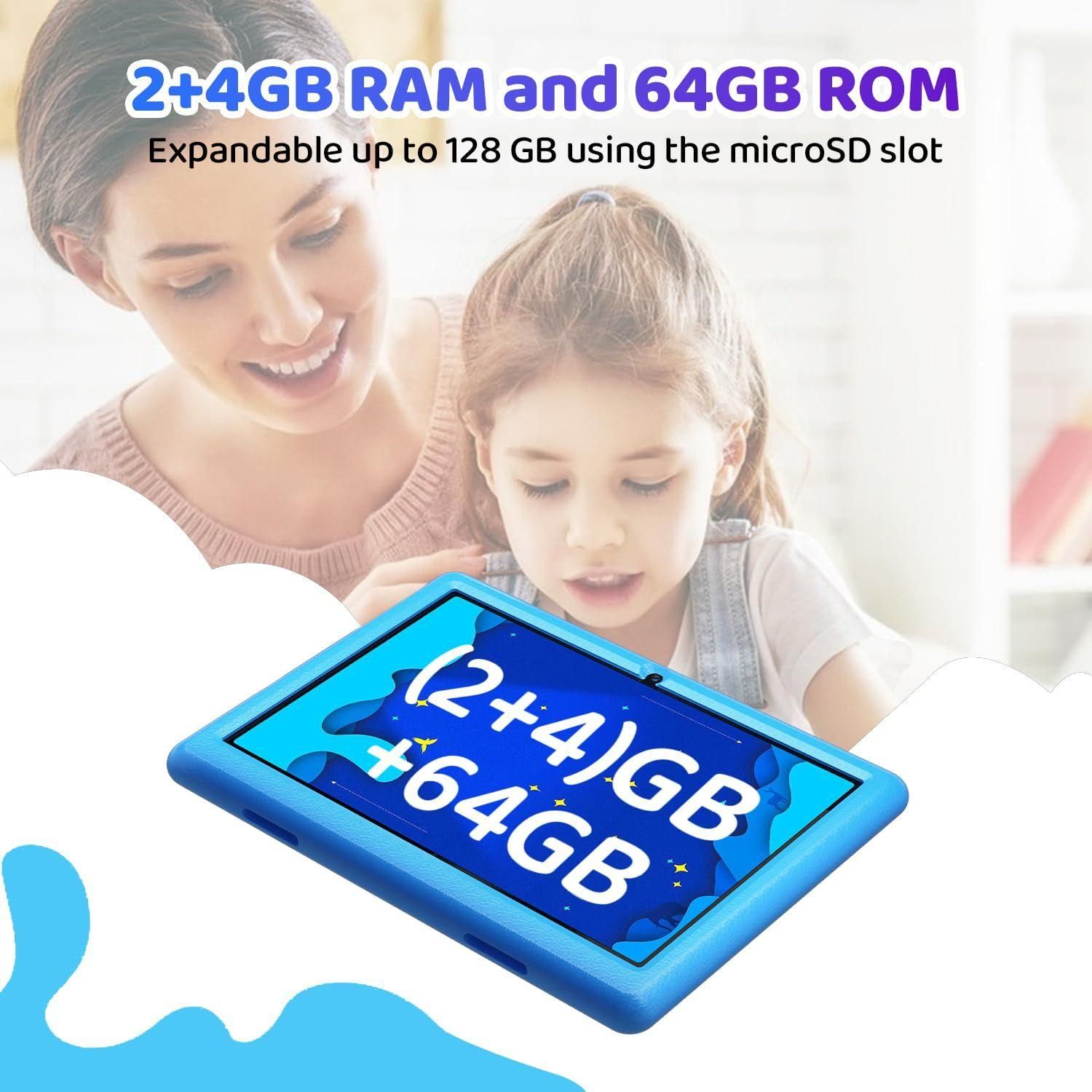 Tablette Enfants 10.1 Pouces Android 13 avec cran Tactile 1280x800 IPS Qua... - 4
