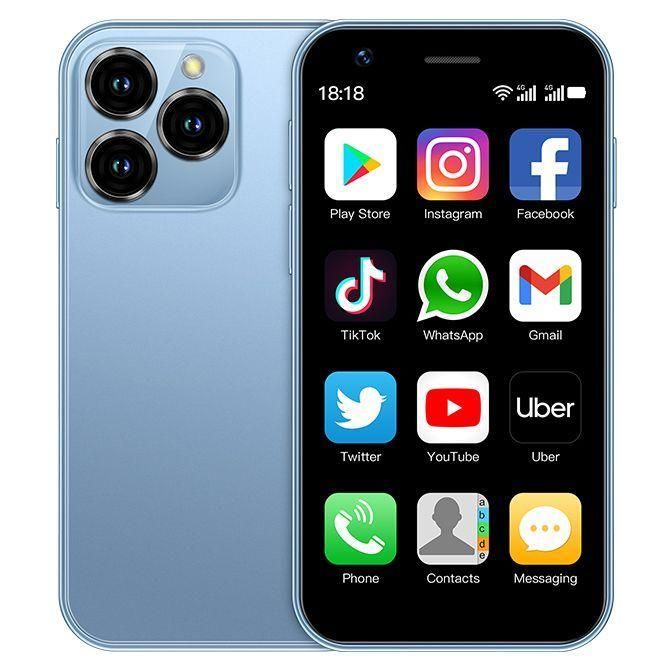 SOYES XS16 Petit Smartphone 3.0 Pouces 4G LTE 2GB RAM 16GB ROM Android 10.0...