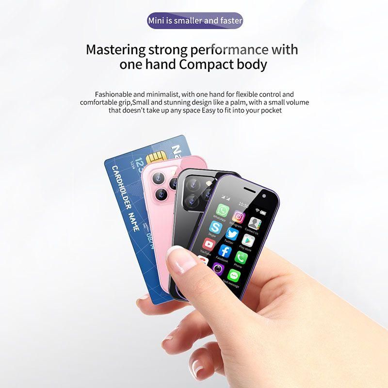 SOYES XS14 PRO Petit Smartphone 3,0 Pouces Android 9.0 Face ID 2600mAh 2Go ... - 6