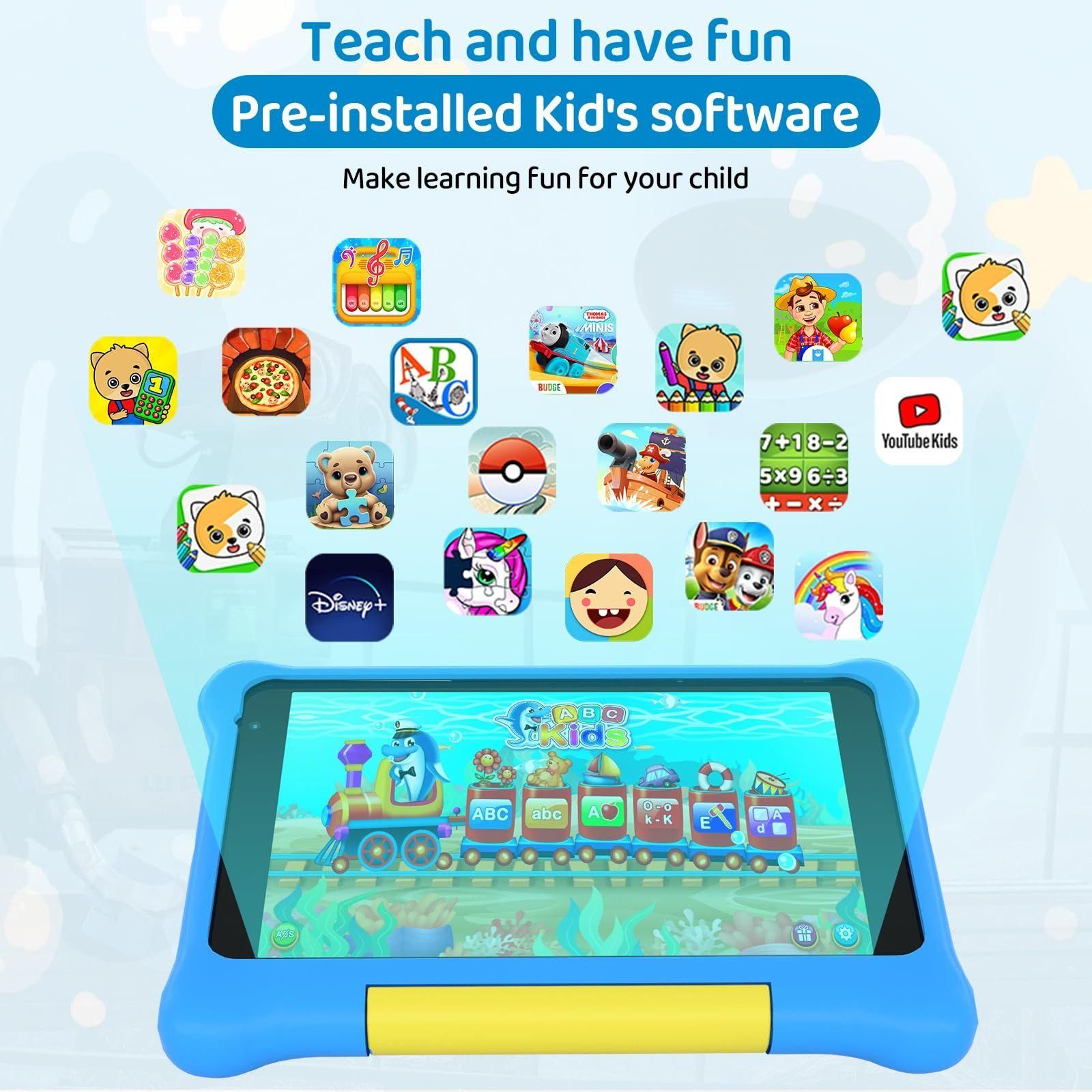 Tablette Enfants 7 Pouces Android 13 Tablette pour Enfant avec 5GB RAM + 32... - 2
