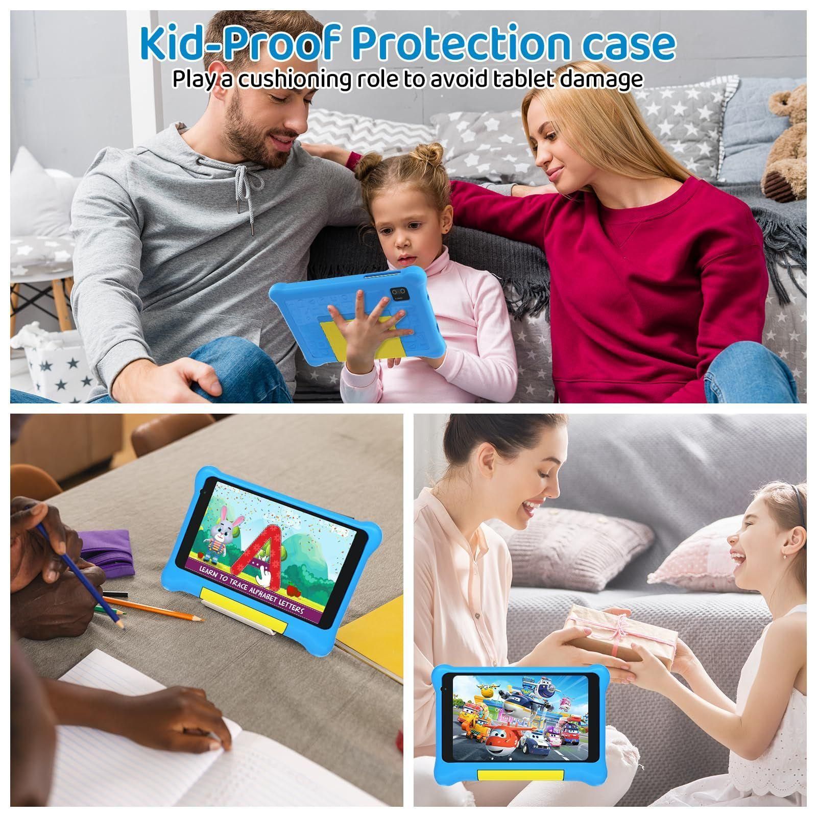 Tablette Enfants 7 Pouces Android 13 Tablette pour Enfant avec 5GB RAM + 32... - 7