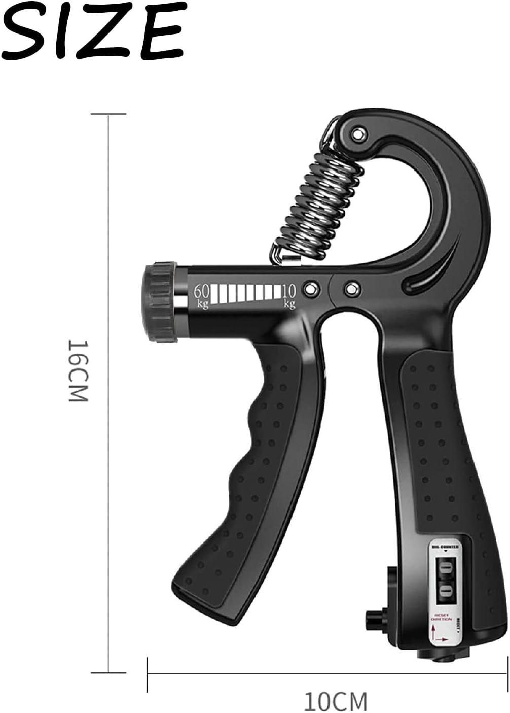 Entranement Intensif Des Avant-Bras, 10-60 Kg Ajustable Comptage Pince  M... - 4